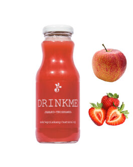 Sok jabłko truskawka DRINKME 250ml